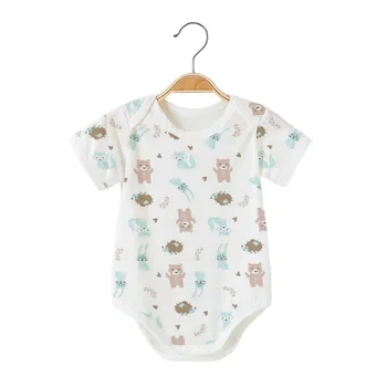 0-12 месеца Бебешки дрехи Летни ританки без ръкави за новородени момчета момичета 100 памучно тънко боди & Едно парче 5-дневна доставка