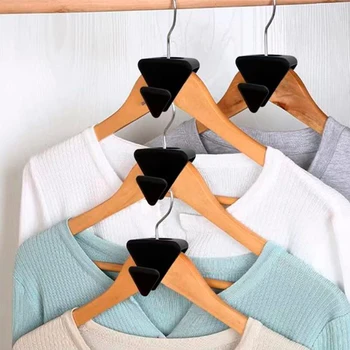 1-50Pcs триъгълници закачалка за дрехи конектор куки гардероб удължител клипове за облекло спестяване на пространство каскадни закачалки за дрехи