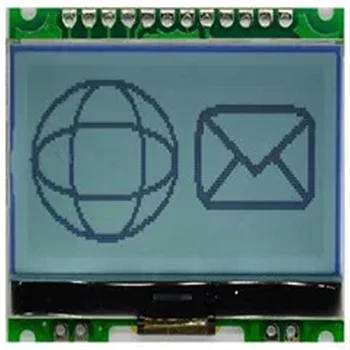  1.7 инча 128x64 128 * 64 COG LCD модул ST7565R контролер сериен SPI порт 3.3V / 5V сива подсветка 12PIN 4-проводен SPI интерфейс