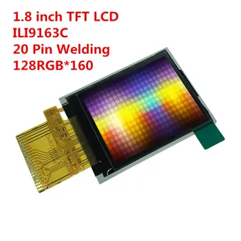 1.8 инчов TFT LCD дисплей цветен панел Заваряване ILI9163C 8Bit MCU 8080 Интерфейс 128 (RGB) * 160 Широко гледане