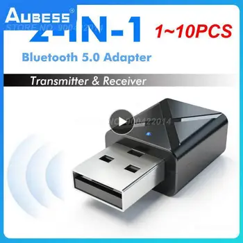  1 ~ 10PCS 5.0 предавател приемник мини стерео AUX RCA USB 3.5mm жак за телевизор PC кола комплект безжичен аудио адаптер