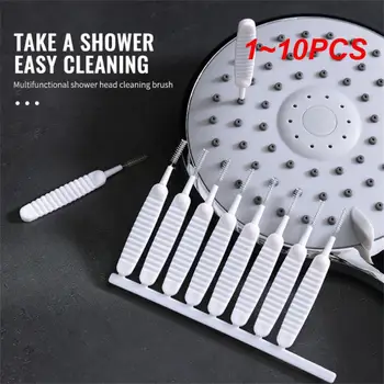  1 ~ 10PCS инструменти Практична удобна четка за почистване на душ Издръжлива надеждна малка четка против запушване Ергономичен дизайн