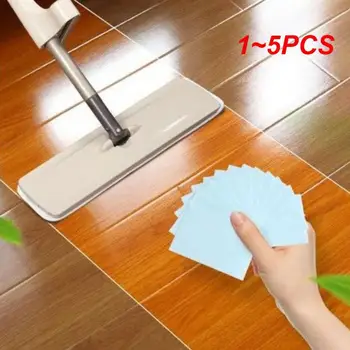  1 ~ 5PCS Fresh Почистване на пода Парче Домакински почистващ лист Многоефектен лист Незабавно премахване на петна Освежител Разтворима хартия