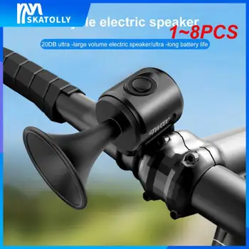  1 ~ 8PCS звънец пръстен велосипед електронни силен рог безопасност аларма електрически водоустойчив предупреждение звънец аксесоари