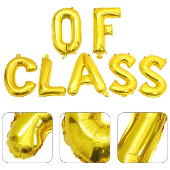 1 Комплект декорации за дипломиране Абитуриентски балове Балони за дипломиране Орнаменти за класна стая