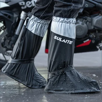 1 чифт мотоциклет дъжд обувки обувки покрива водоустойчив мотоциклет обувки протектор против хлъзгане Unisex за мотоциклет