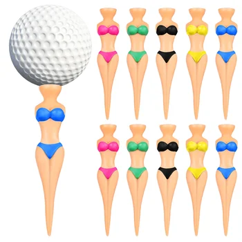 10 бр. топка стъд голф гумена тройка регулируема по височина тренировъчна стойка дами тройници голф държачи скоба