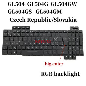 100%Нов CZ CS За ASUS ROG Strix GL504 GL504G GL504GM GL504V GL504GS GL504GV клавиатура RGB подсветка 0KNB0-661ACS00 V170162AK1