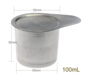 100ml никелов тигел с капак Ni Cauldron Ni Co pot Киселинна и алкална устойчивост на висока температура