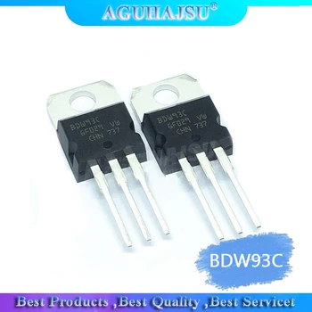 10PCS BDW93C TO-220 BDW93 TO220 NPN Дарлингтън транзистор нов оригинален 12A 100V