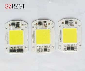 10pcs LED COB лампа чип 20W 30w 50W 220V вход Smart IC драйвер годни за DIY LED прожектор прожектор студено бяло топло бяло