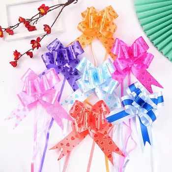 10Pcs Pull Bow панделки за сватбени подаръци за рожден ден Цвете опаковане декор Hallowee Коледа Нова година подарък пакет доставки