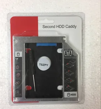 12.7MM 2nd HDD SSD твърд диск Caddy адаптер за HP Compaq Presario CQ70 CQ71 CQ60 CQ61
