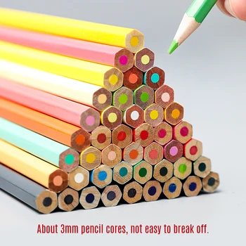 12 Комплект цветни моливи SKYGLORY Предварително заточени маслени цветни моливи с метален калъф за съхранение Арт консумативи за деца ученици