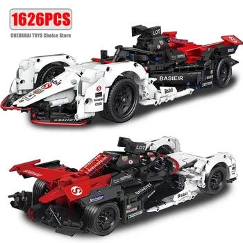 1626PCS Технически FE Porsched 99X F1 Формула състезателни автомобилни строителни блокове 42137 Сглобете тухли Играчки за превозни средства подарък за възрастен