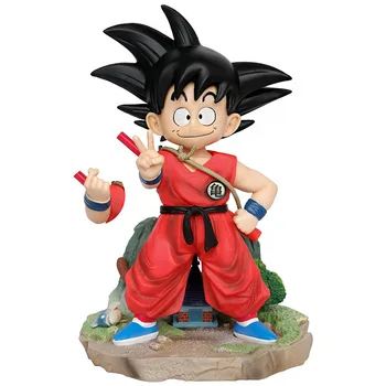 19cm аниме дракон топка сменяеми ръка действие фигури детството син Goku модел играчка стоящи сцена фигурка кукла декорация подарък