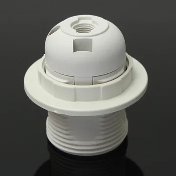 1PC Държач за лампа с превключвател за включване / изключване Винт E27 Винт ES E27 M10 Базов цокъл Абажур Яка Сплитер конвертор