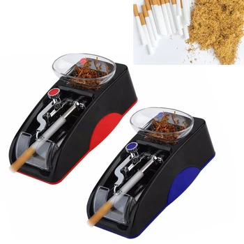1PC машина за свиване на цигари Тютюнев валяк ЕС САЩ Plug Инструмент за пушене DIY Електрически автоматичен инжектор Аксесоари за пушене
