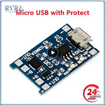 1PCS 1A Micro USB 18650 литиева батерия зарядно устройство модул + защита двойни функции TP4056