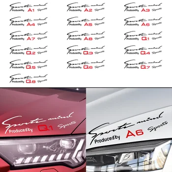 1PCS Стикери за спортна декорация на автомобилни тела Светлоотразителни лампи за вежди Decal за Audi Sline TT A1 A2 A3 A4 A5 A6 A7 A8 8P Б6 Б7 Б8 Q3