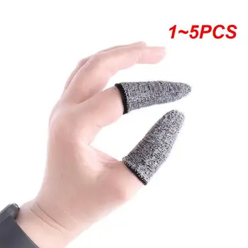 1~5PCS Креватчета за пръсти Cut Resistent Fingertip Protection Anti Cut Gloves Extender for Kitchen Work Sculpture Anti-Slip Reusable