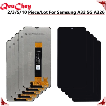 2/3/5/10 парче/лот за Samsung Galaxy A32 5G A326 A326B SM-A326B LCD дисплей сензорен екран събрание No / с рамка