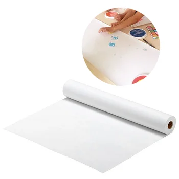 2 Бяла крафт хартия за рисуване Занаятчийска хартия Ролка опаковъчна хартия Китайска калиграфска практика Писане на хартия Суми Сюан Райс
