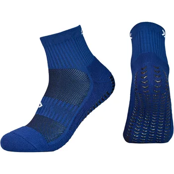 2 чифта футболни чорапи кърпа отдолу дишаща къса тръба футбол чорапи pointglue против хлъзгане професионални спортни чорапи