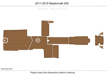 2011-2015mastercraft x55 Кокпит лък 1/4