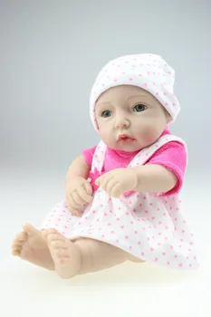 2015 НОВО на едро Мини Twin Doll Реалистичен Прероден Бебе Гореща продажба Меки Реални Докосване Бебешки кукли Модни играчки
