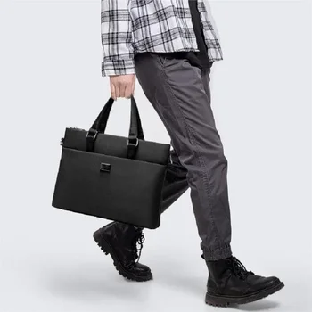 2023 Ново мъжко бизнес куфарче многофункционална водоустойчива наклонена чанта с кръстосано рамо 15 инчова чанта за лаптоп и документи
