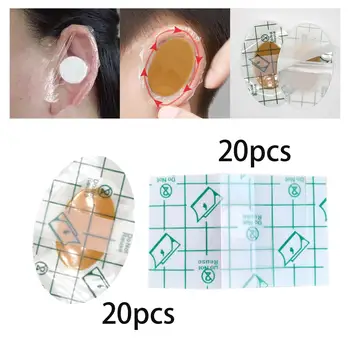 20Pcs водоустойчиви протектори за уши стикери за уши за деца новородени водни спортове