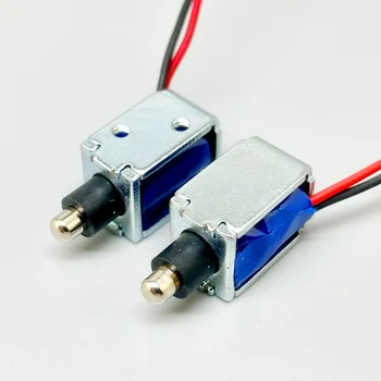 2PC DC 3V 5V 6V рамка тип Push-pull мини електромагнит електромагнитен електромагнитен клапан за електромагнитно заключване електромагнит споделяне Power Bank