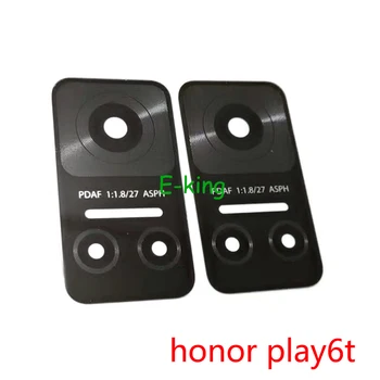 2PCS За Huawei Honor Play6T Play5T Play 5T 6T Заден обектив за задна стъклена камера с лепилни резервни части