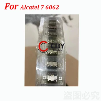 2PCS оригинал за Alcatel 7 6062 USB зарядна станция порт конектор Flex кабел Замяна на части