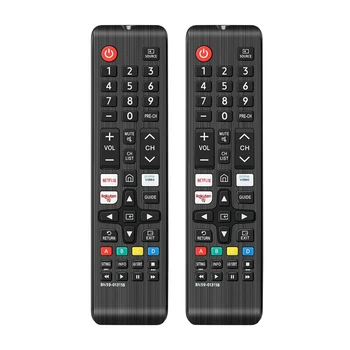 2X BN59-01315B Замяна на дистанционно управление за Samsung Smart TV UE43RU7105 UE50RU7179 с Netflix Prime Video