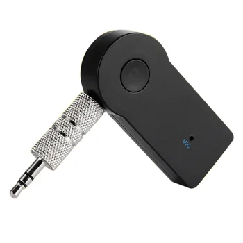 3.5mm AUX безжичен Bluetooth-съвместим 3.0 хендсфри адаптер за повикване Автомобилен музикален приемник