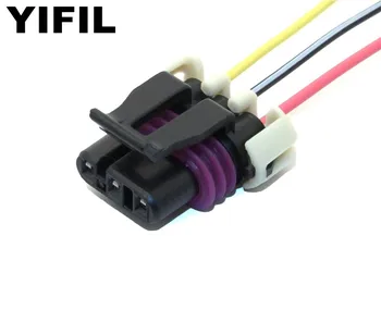 3 Pin/Way MAF масов въздушен поток сензор конектор щепсел окабеляване кабел пигтейл за LS1 LT1 LT4 GM 12059595