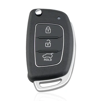 3 бутона Flip сгъваем ключ случай дистанционно кола ключ черупка за Hyundai нов IX35 IX25