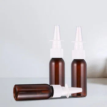 30ml пластмасови назални пръскачки бутилки за многократна употреба с фина мъгла спрей бутилки с фин нос пръскачка преса спрей главата парфюм