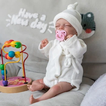30см симулация Кукли за прераждане Детски подарък за рожден ден Преродени бебешки кукли 3D кожа Очарователни преродени бебешки кукли колекция изкуство Appease играчки