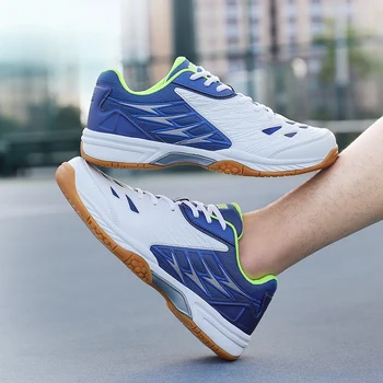 38-48 Бадминтон обувки мъже жени открит професионален волейбол маратонки леки обувки за тенис на маса плюс размер