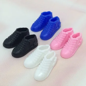 4Pairs Dolls Sneackers Аксесоари Кукла обувки за момичета Ken Boyfriend Male Doll Shoes Подаръци за Sharon Doll Boots