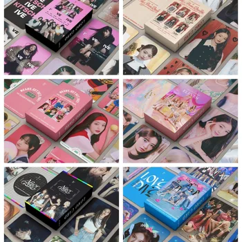 55PCS KPOP Idol IVE LOMO Card Yujin Gaeul Wonyoung LIZ Rei Leeseo Photocards Photo Picture Postcard Photos Fans Collection Подаръци
