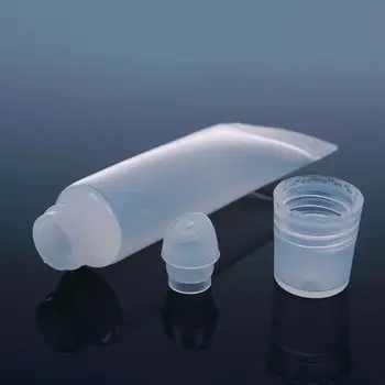 5pc 5ml бутилка за многократна употреба Бутилка с червило Празни тръби Балсам за гланц за устни Прозрачни козметични контейнери