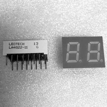 5Pcs LA4022-11 зелен 0.4 инчов 7 сегмент два LED дисплей цифрова тръба модул общ анод 16 пинов
