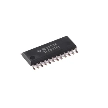  5pcs / много нов и оригинален чип TLC5510INSR TLC5510I SOIC-24 8-битов ADC чип