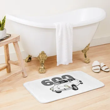 600 бял v2 баня мат баня килим комплект против хлъзгане душ нехлъзгащ килим мат