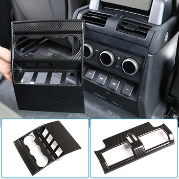 ABS Armrest Box Заден ред Климатик Вентилационна рамка Anti-kick Cover Trim,За Land Rover Defender 110 130 2020-21,Автомобилен аксесоар
