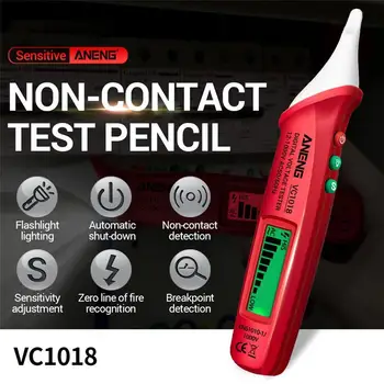ANENG VC1018 Безконтактни електрически инструменти сензор цифров AC напрежение тестер писалка
